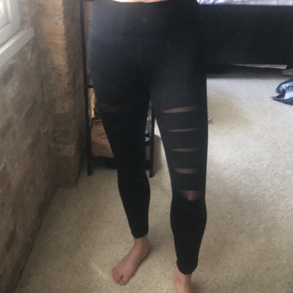Betsey Johnson Black workout leggings